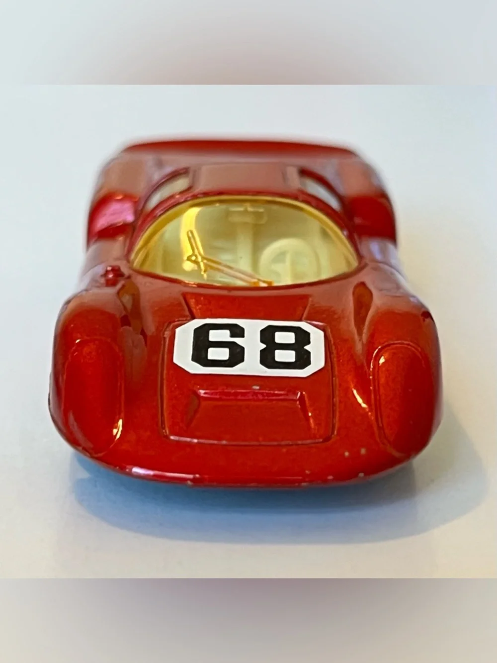 Vintage Matchbox Superfast No. 68 Porsche 910 Red Lesney England